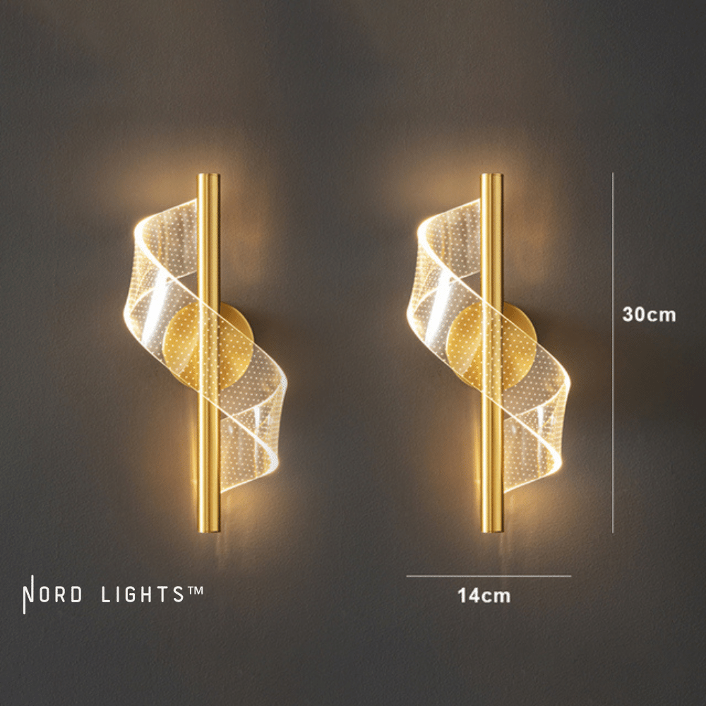 AURORA - Moderne muurlamp geïnspireerd door het noorderlicht