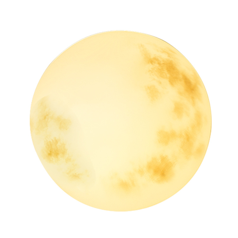 Tuinhanglamp in de vorm van een maan