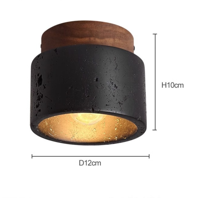 Stenen plafondlamp Ascend