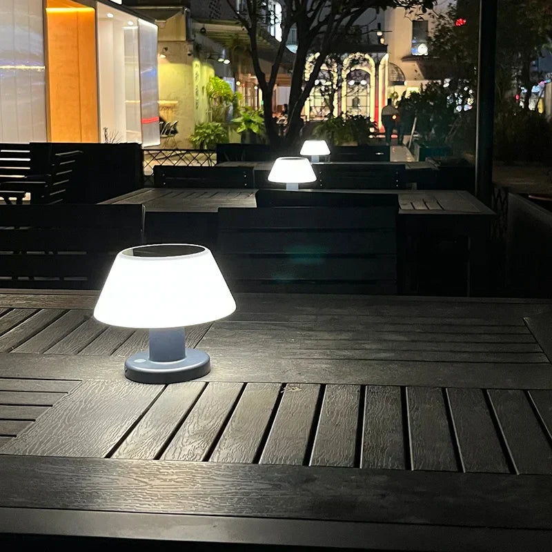 Solar tafellamp | Oplaadbare LED-verlichting voor binnen en buiten