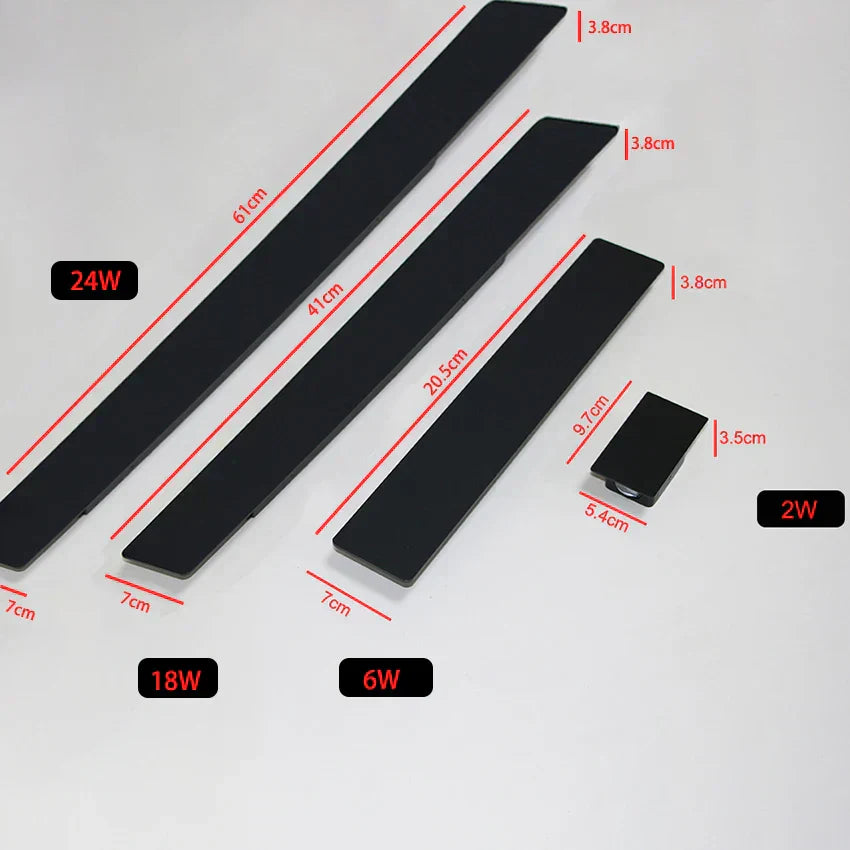 LumiRegen LED Buitenwandlamp | Moderne Aluminium Wandlamp IP65 Waterdicht voor Tuin, Terras & Entree