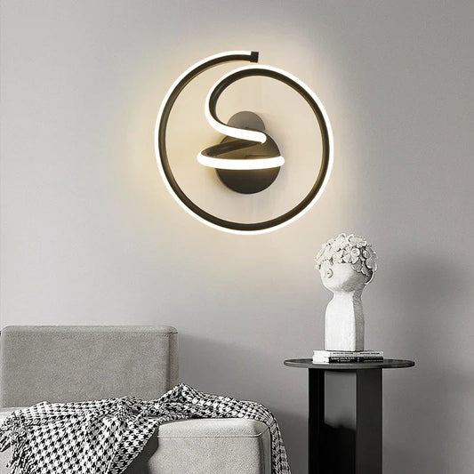 LuxeTwist | Elegante LED wandlamp