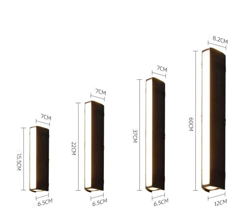 Lunor | Waterdichte IP65 Buitenlamp met lange strip LED