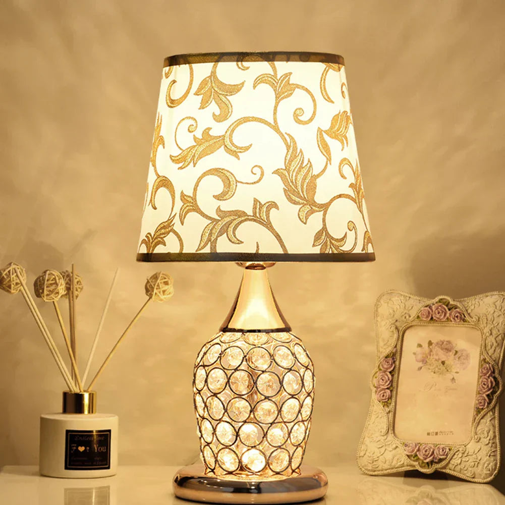 CRYSTALGLOW - Moderne tafellamp met kristaleffect