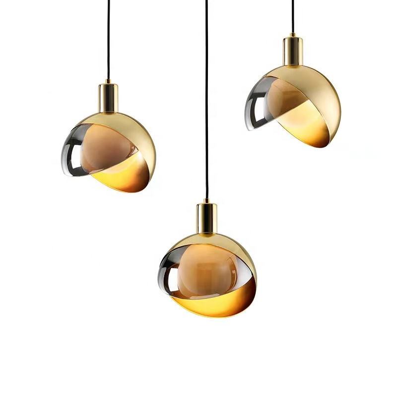 EOS - Elegante Gouden Glazen Hanglamp