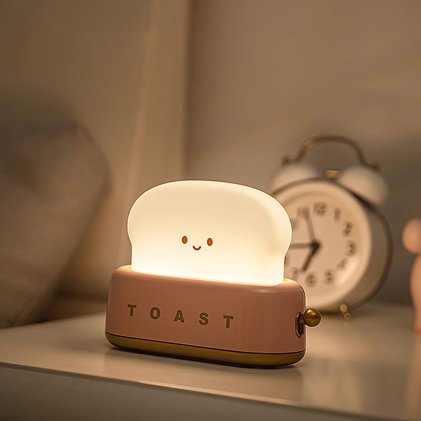 Tafellamp met broodroosterontwerp (ingebouwde batterij)