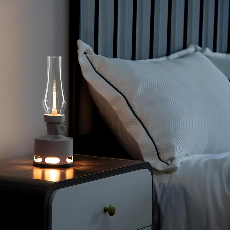 Vintage LED tafellamp | Nostalgische sfeer voor elk huis
