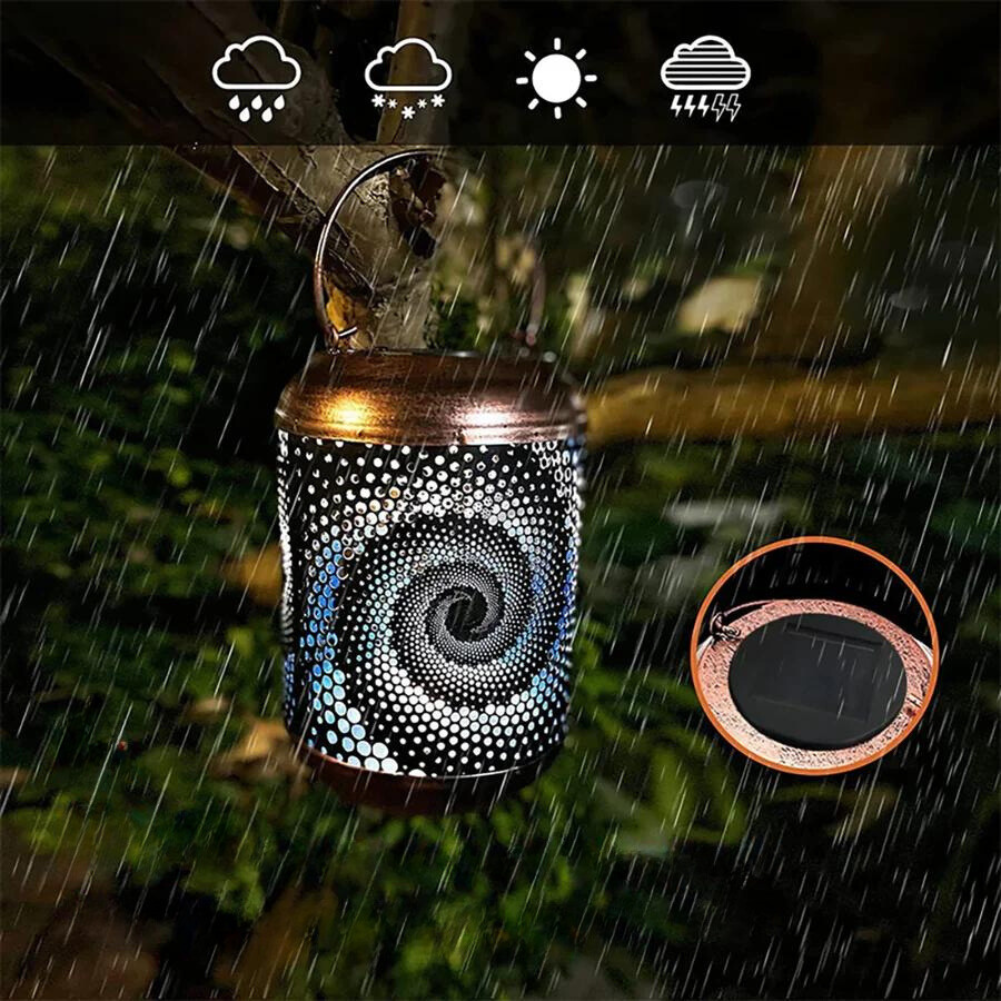 SnailMagic | 3D buitenlamp op zonne-energie met slakkenpatroon