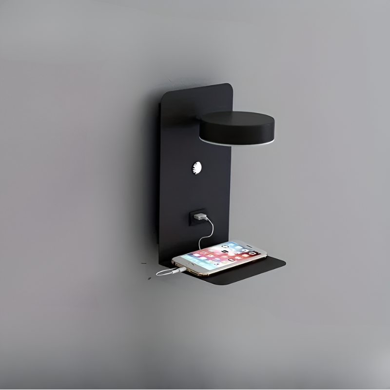 DazzleShelf Minimalistisch USB nachtlampje met oplader