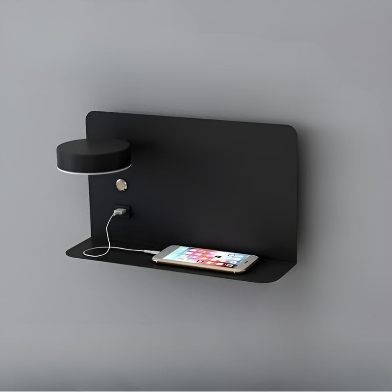 DazzleShelf Minimalistisch USB nachtlampje met oplader