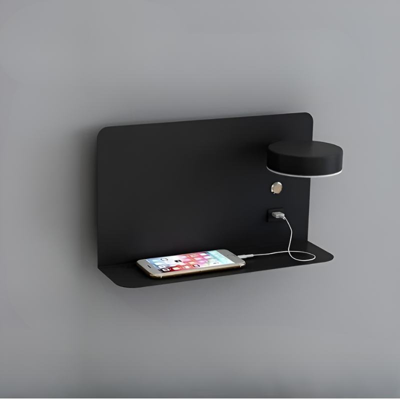 DazzleShelf Minimalistisch USB nachtlampje met oplader