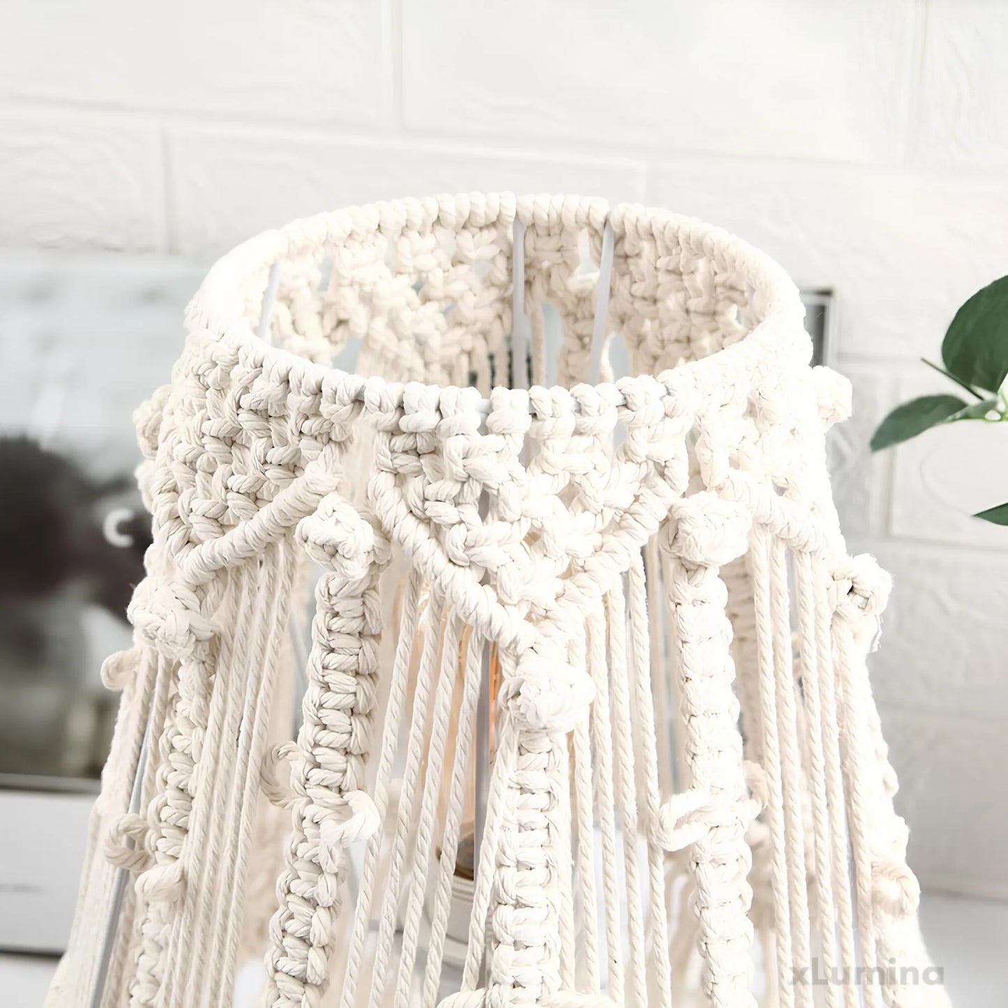 AmbianceLight - Tafellamp van gevlochten touw voor sfeervolle verlichting