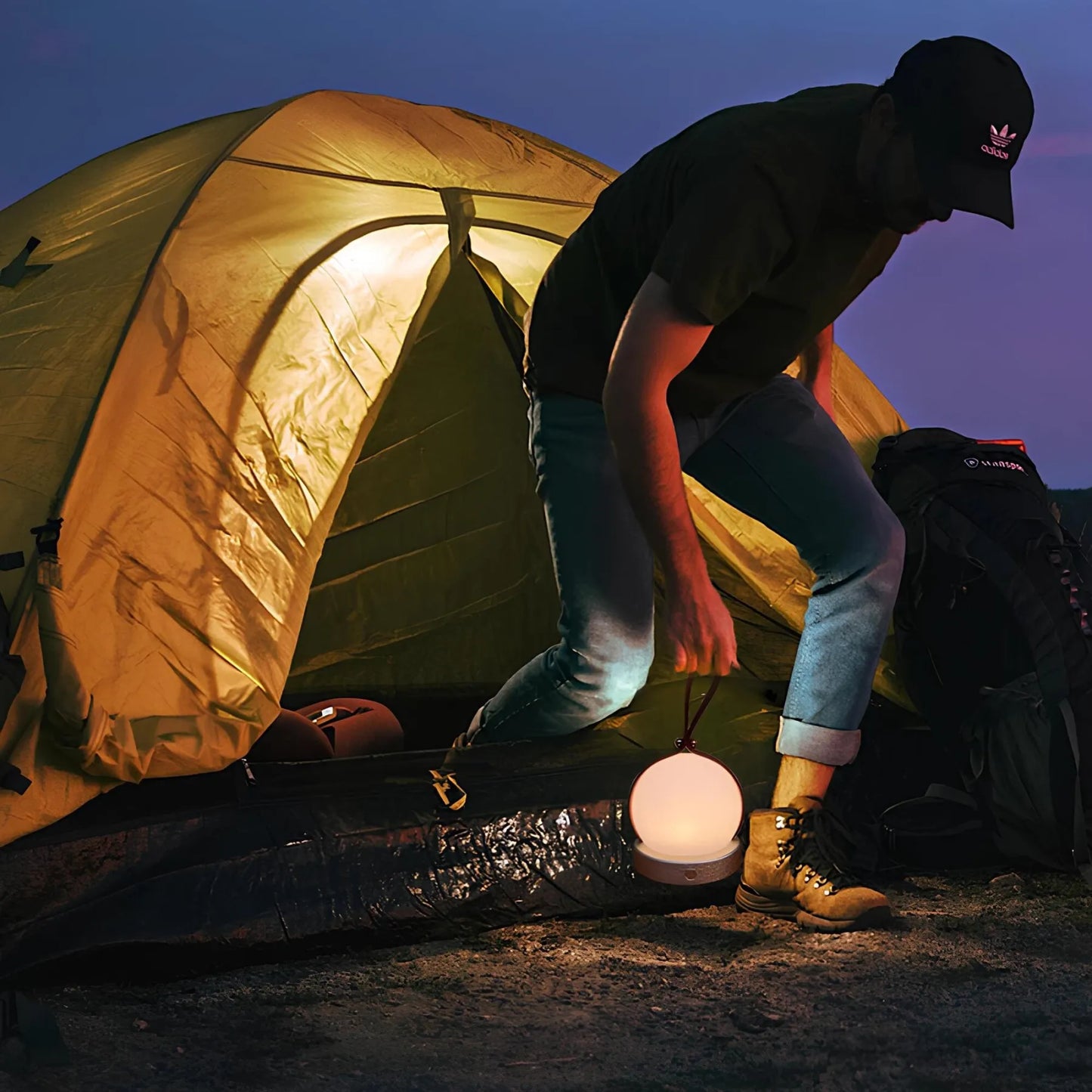 AmbientGlow - Draadloze lantaarn Tafellamp