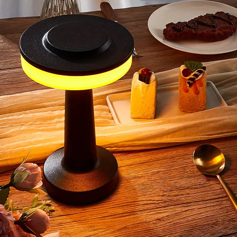 RetroGlimmer | Multifunctionele en oplaadbare tafellamp