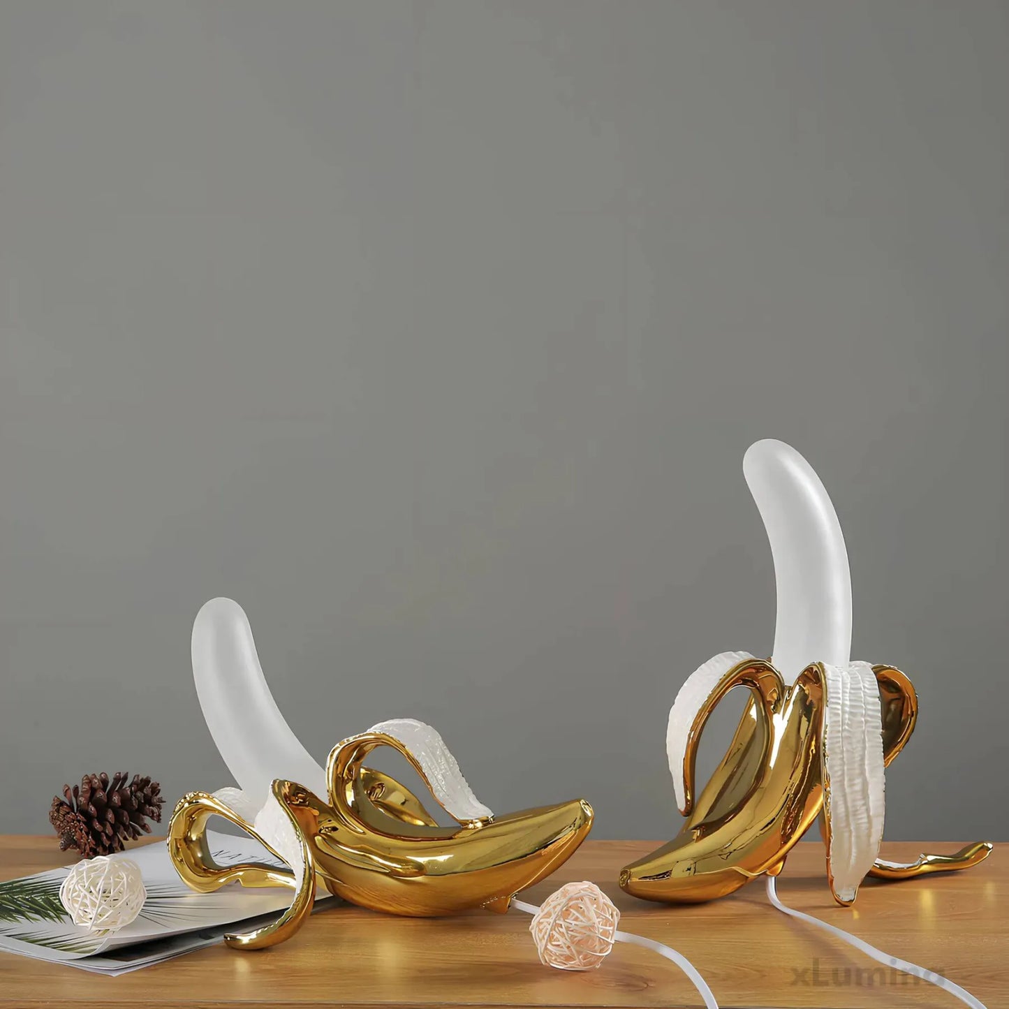 BananaShine - Moderne bananen tafellamp
