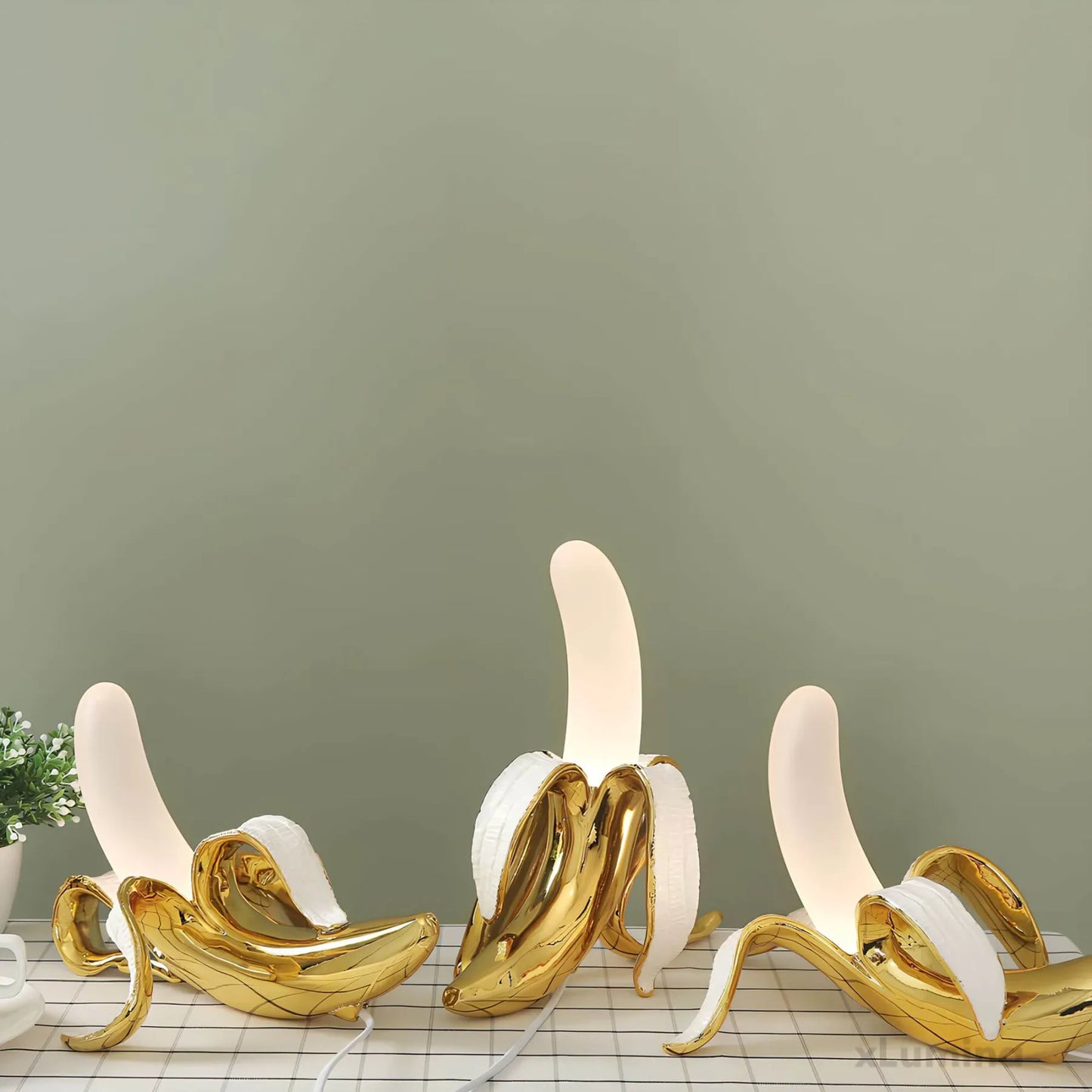 BananaShine - Moderne bananen tafellamp