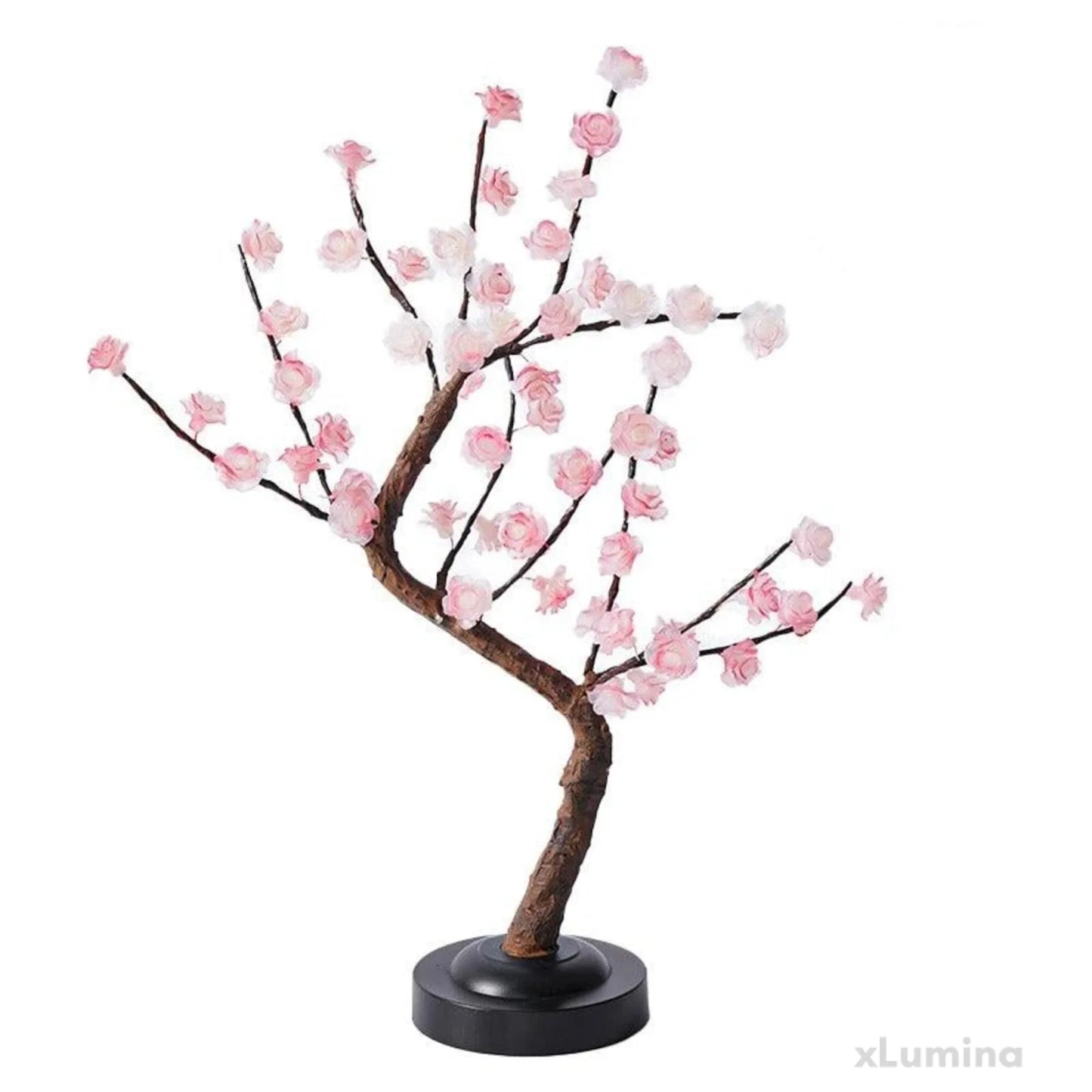 Boom lamp - Roze bloem bonsai tafellamp