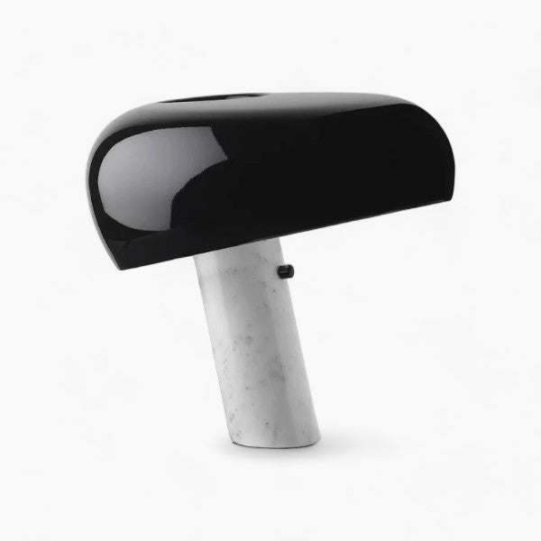 SnoopyLamp | Elegante tafellamp van metaal, glas en marmer