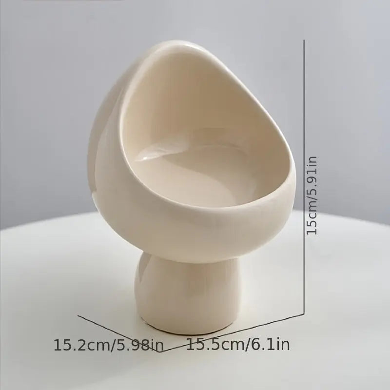 Elegant Keramische Paddenstoel Sleutel- en Sieradenhouder – Chic Decor voor Slaapkamer en Hal