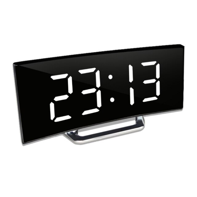 Curve-Clock | Gebogen LED digitale wekker