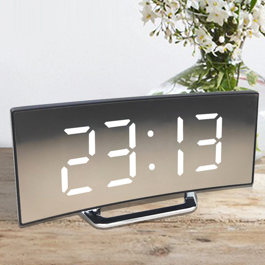 Curve-Clock | Gebogen LED digitale wekker