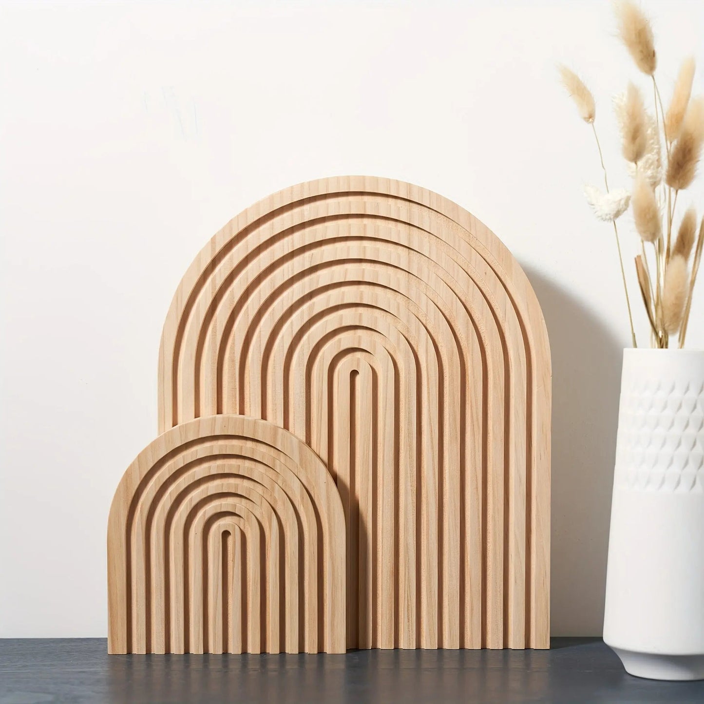 Skogen - Boho Houten Bogen Wanddecoratie