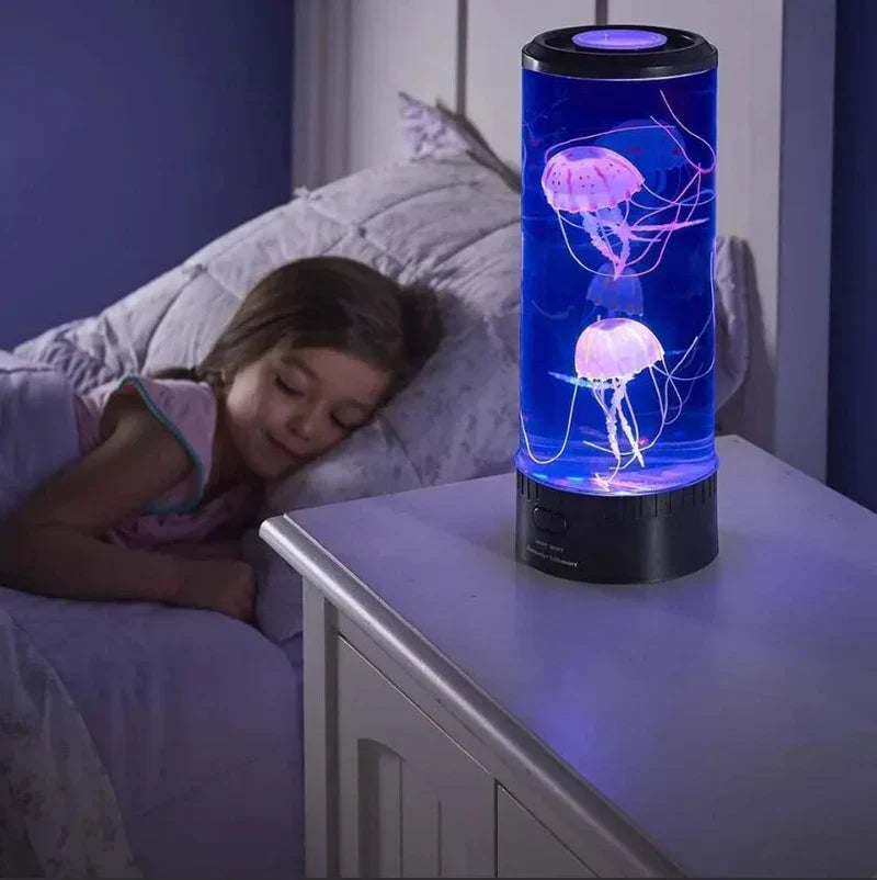 AquaLume – LED Kwallen Lava Lamp met Kleurverandering