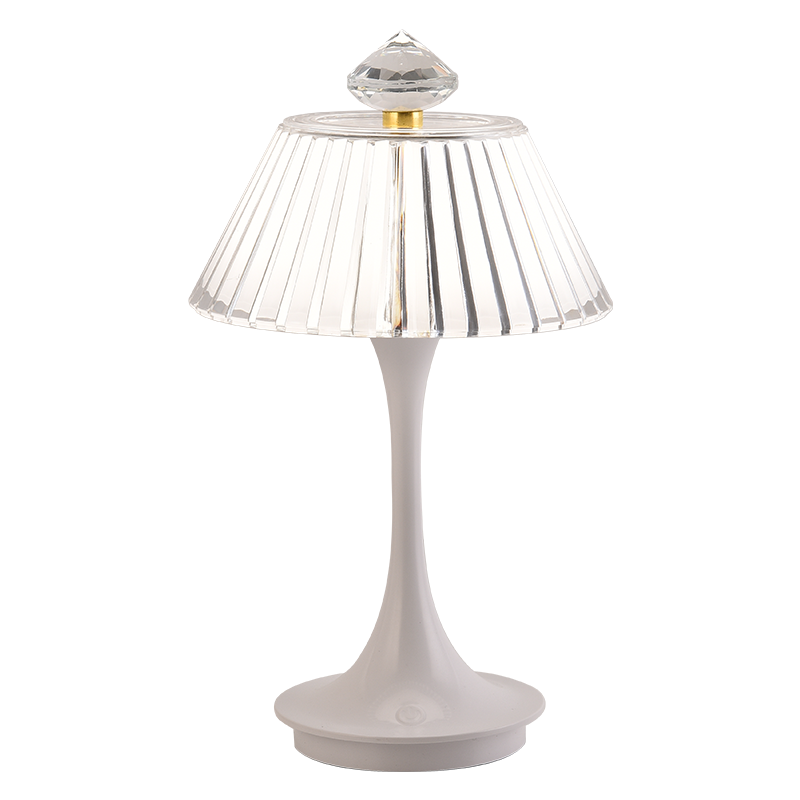 Elegante kristallen touch lamp | Draadloze bediening voor stijlvol wonen met modern licht