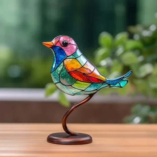 ChicGlass | Gekleurde Chique Glazen Vogels