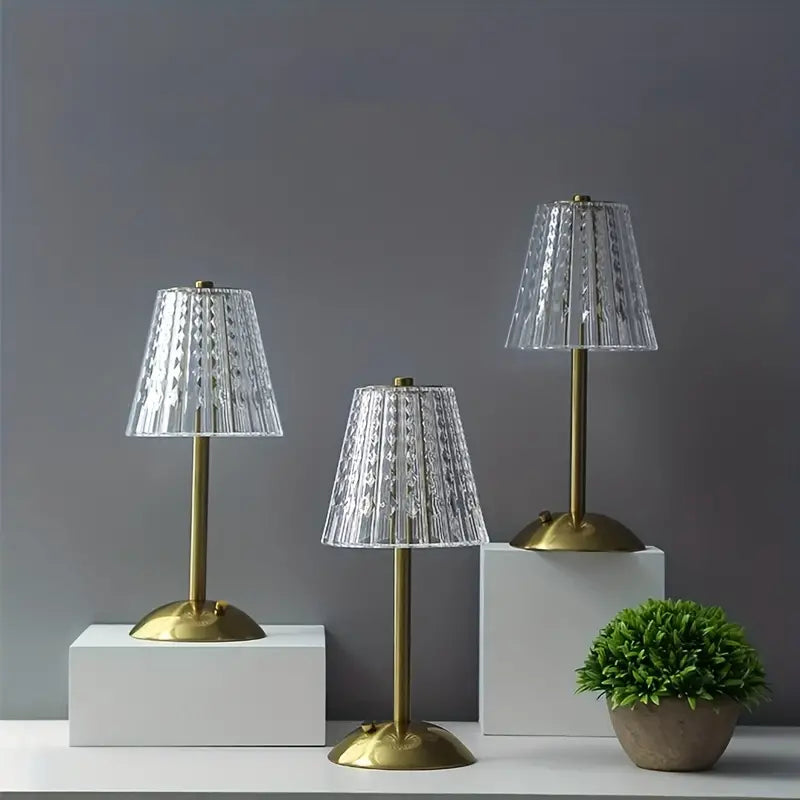 CrystalGlow | Moderne en luxe kristallen tafellamp