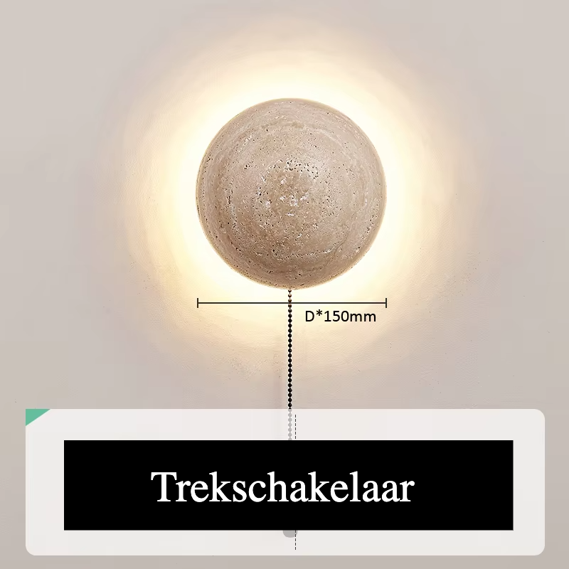 Wabi Sabi Marmeren Wandlamp