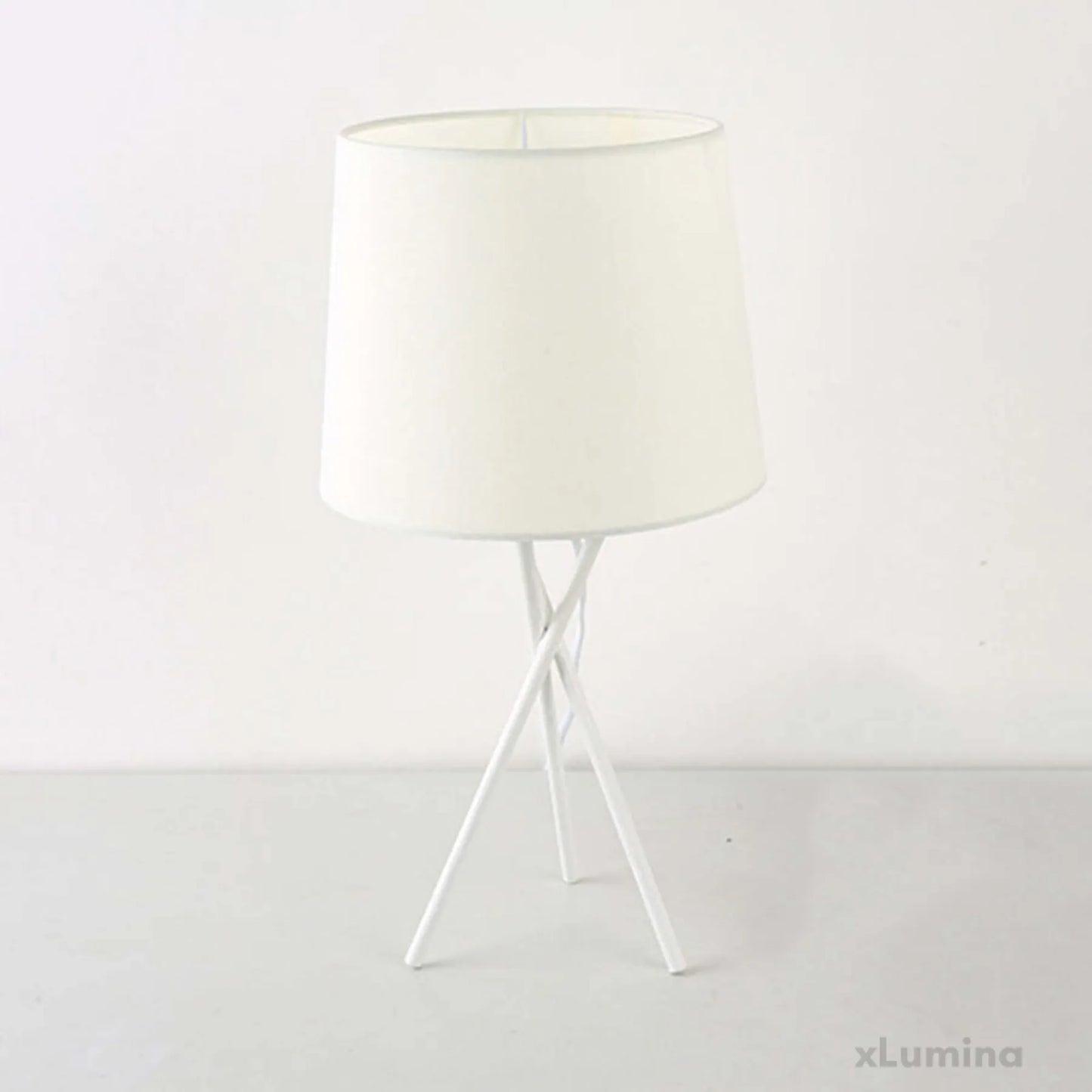 GlowWorks - Minimalistische tafellamp met nachtlampje van trommelstof