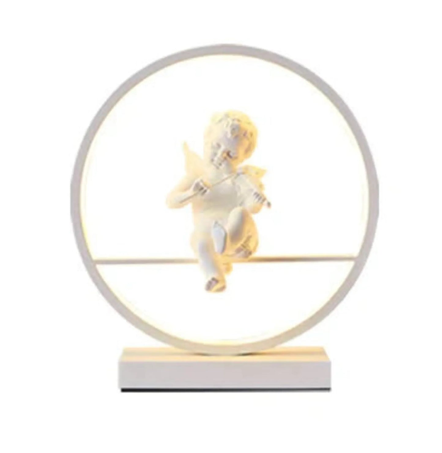 GuardianGlow – LED Angel Doll Tafellamp | Rustgevende Sfeerverlichting met Warm Wit Licht voor Slaapkamer, Woonkamer & Cadeau
