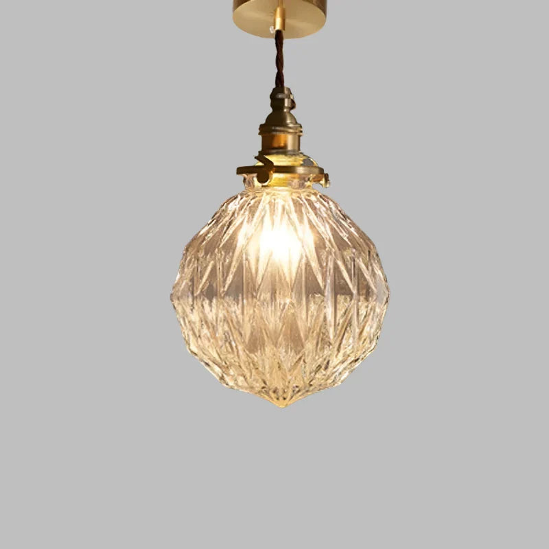 Kristallen glazen hanglamp