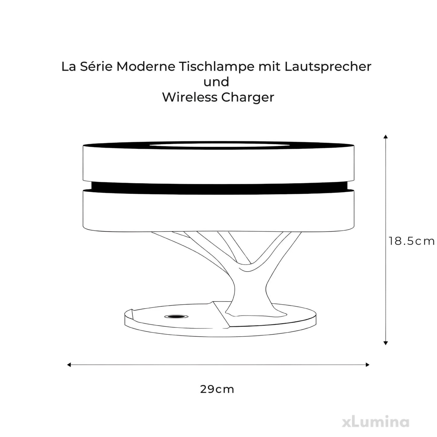 La Série Moderne tafellamp - LED, minimalistisch ontwerp