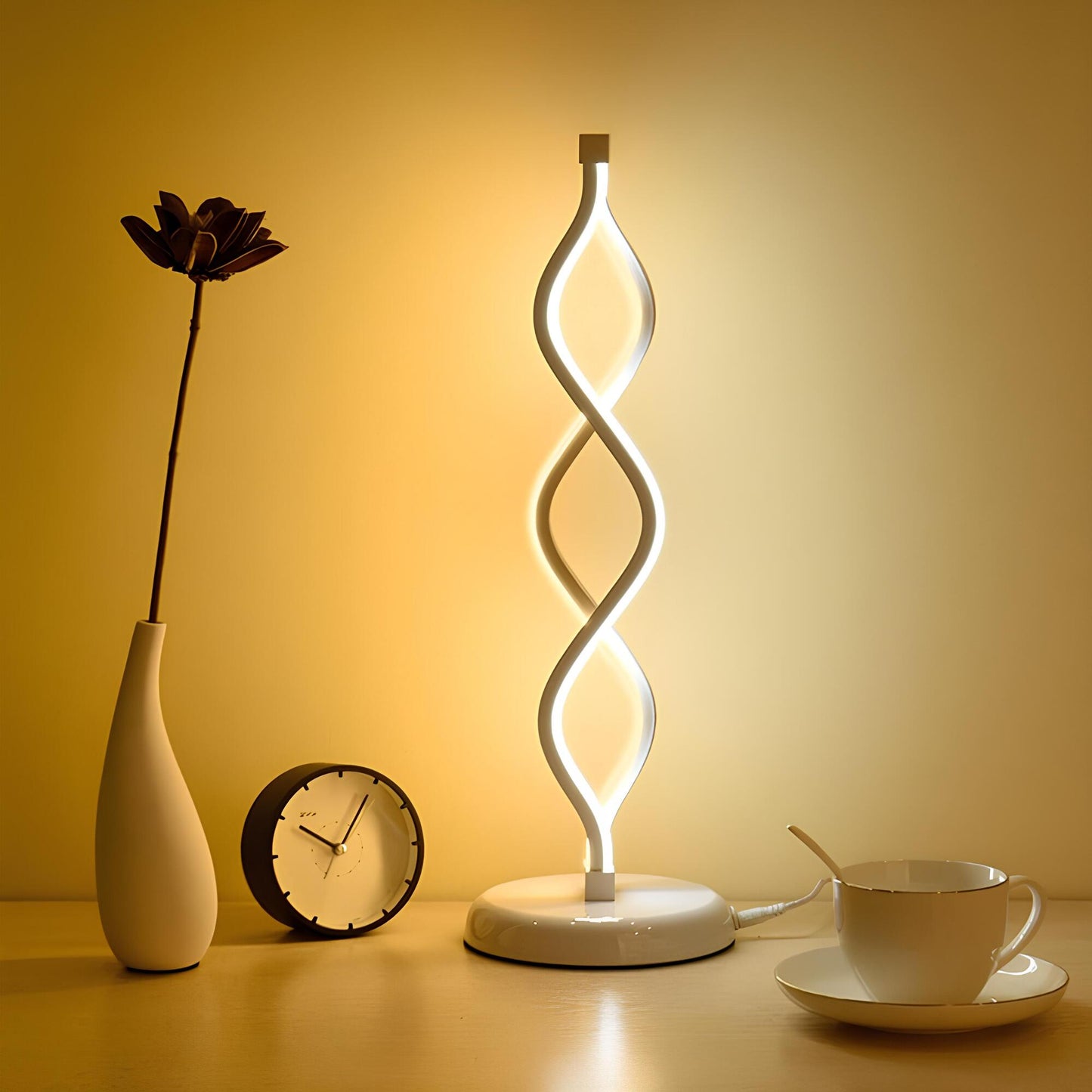 SpiralLamp | Stijlvolle LED tafellamp voor een moderne sfeer