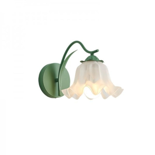 Franse retro tuin bloem wandlamp
