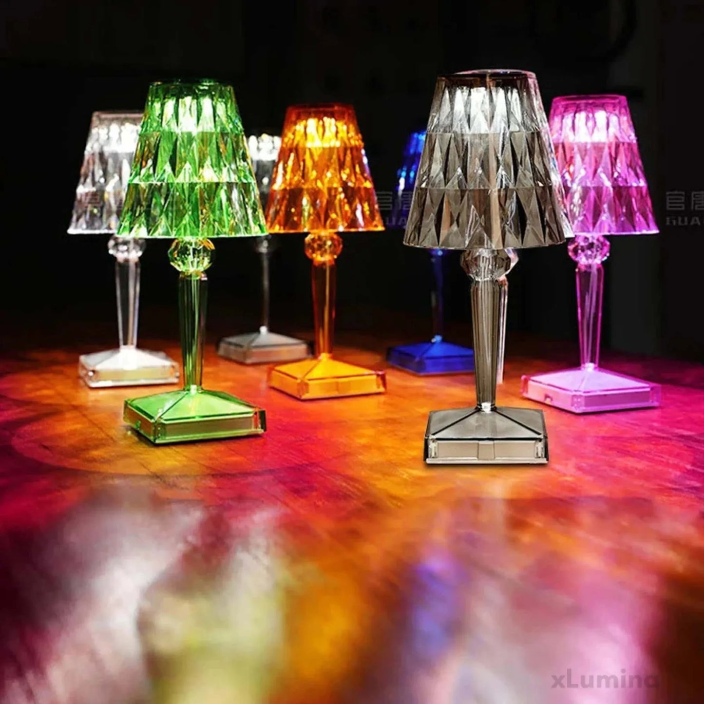 LuminousCrystal - Acryl kristallen kunst tafellamp