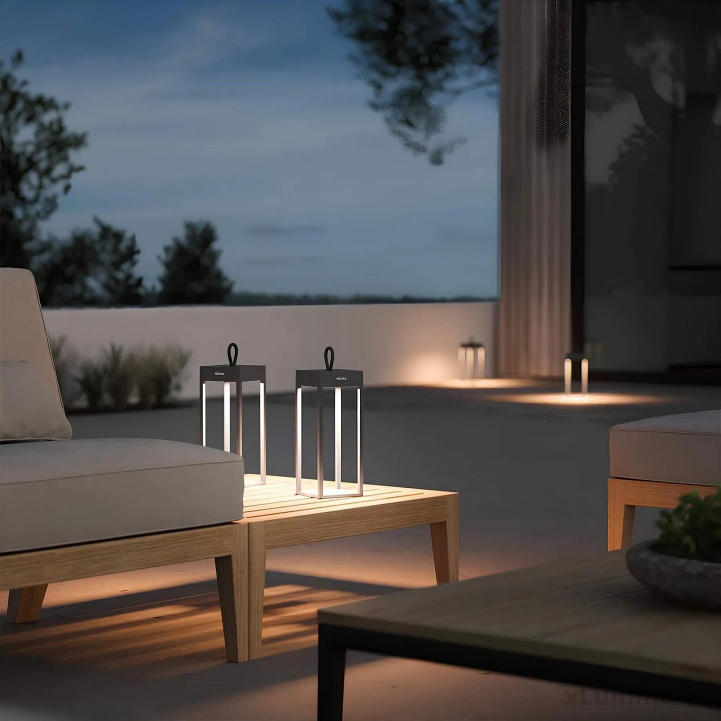 LumiTouch draagbare LED-touchlamp