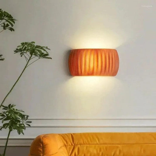 MacaronGlow | Elegante geribbelde wandlamp