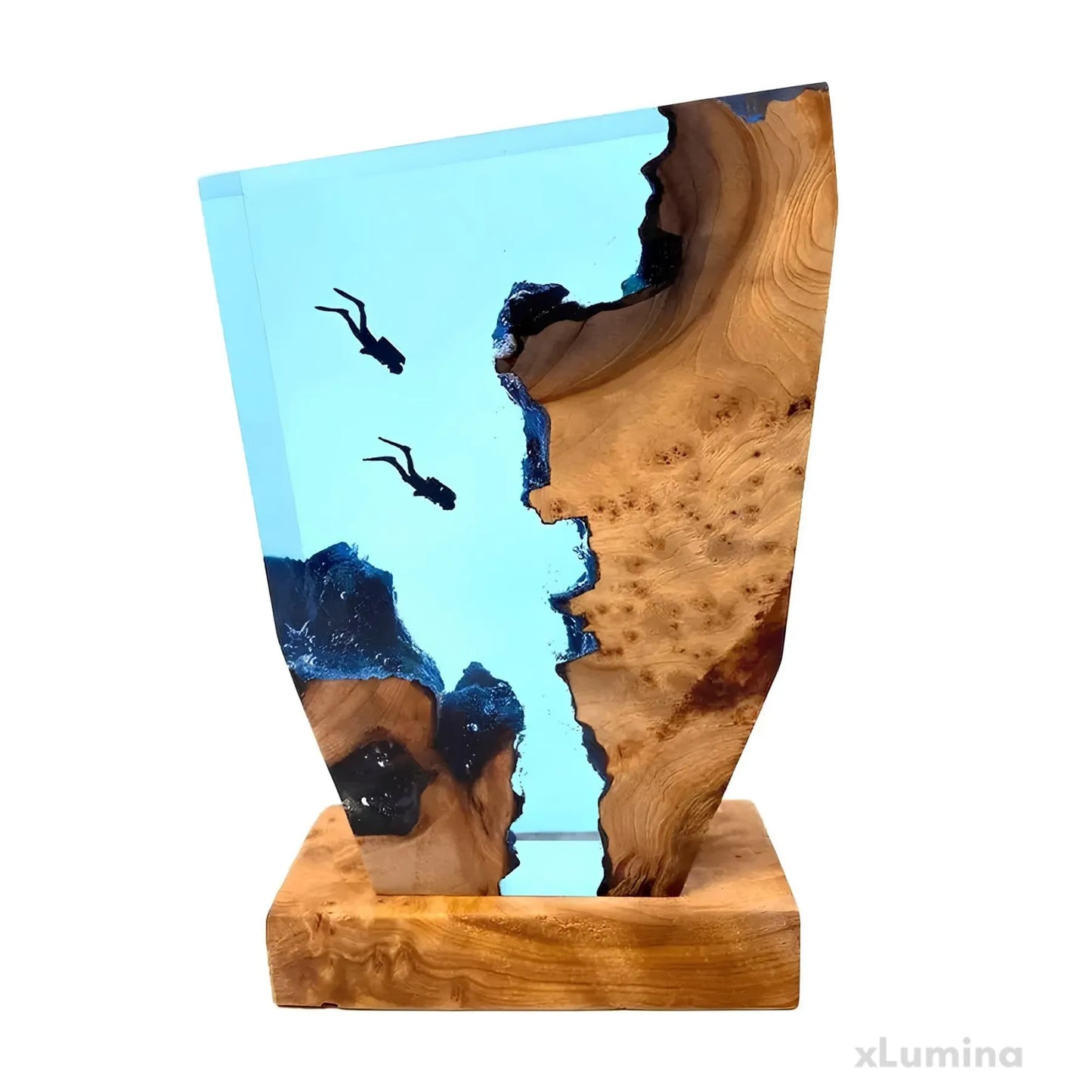 OceanDepths - Oceaan karst duiker tafellamp