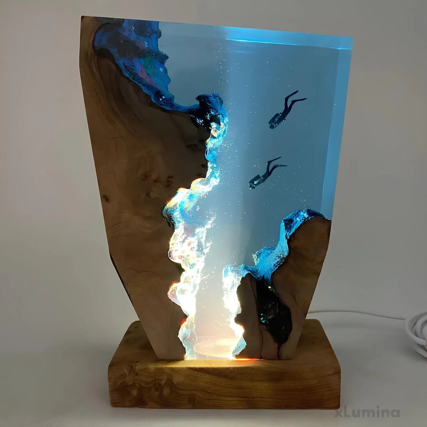 OceanDepths - Oceaan karst duiker tafellamp