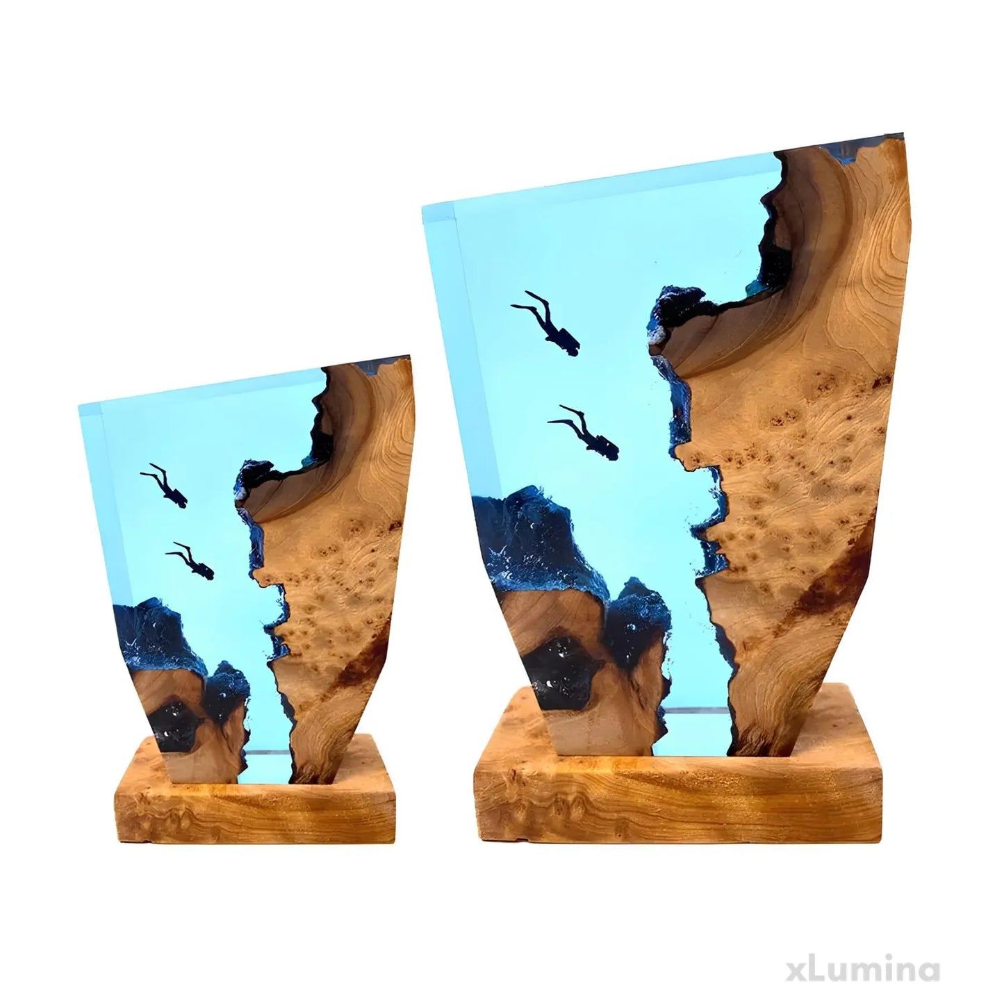OceanDepths - Oceaan karst duiker tafellamp