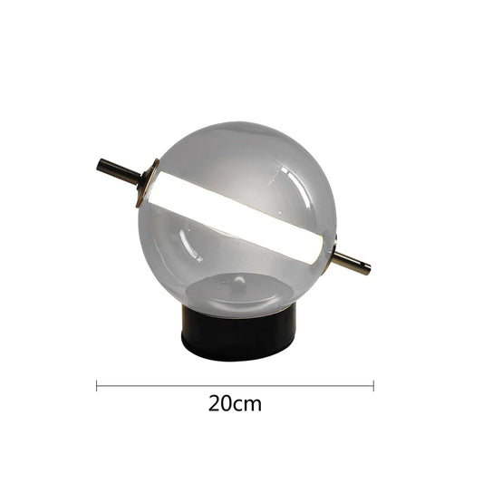 RadiantRevival - Retro glazen tafellamp