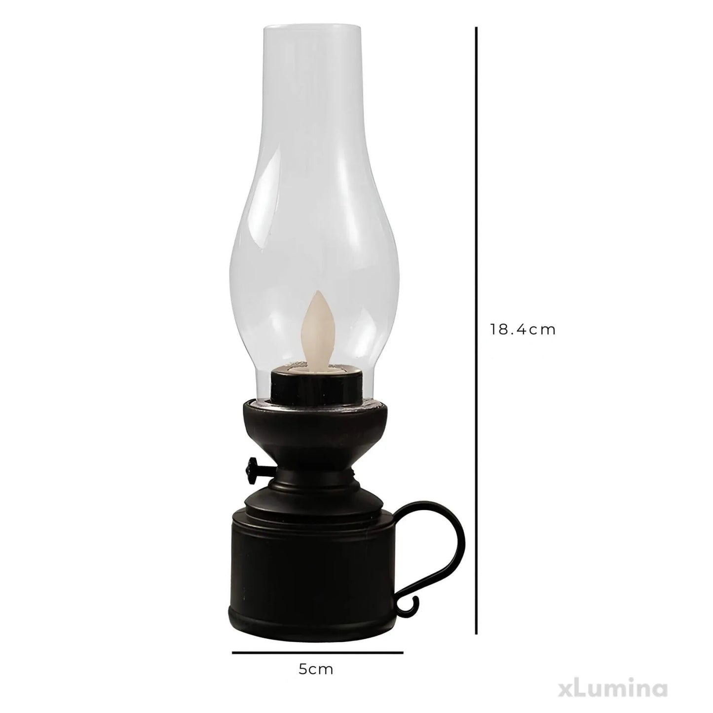 RetroFlame - Elektronische vintage petroleumlamp