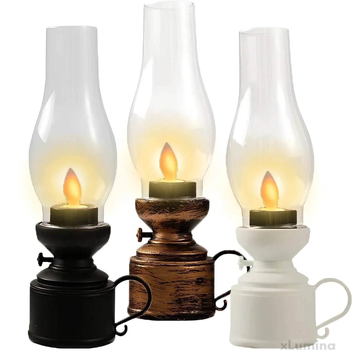 RetroFlame - Elektronische vintage petroleumlamp