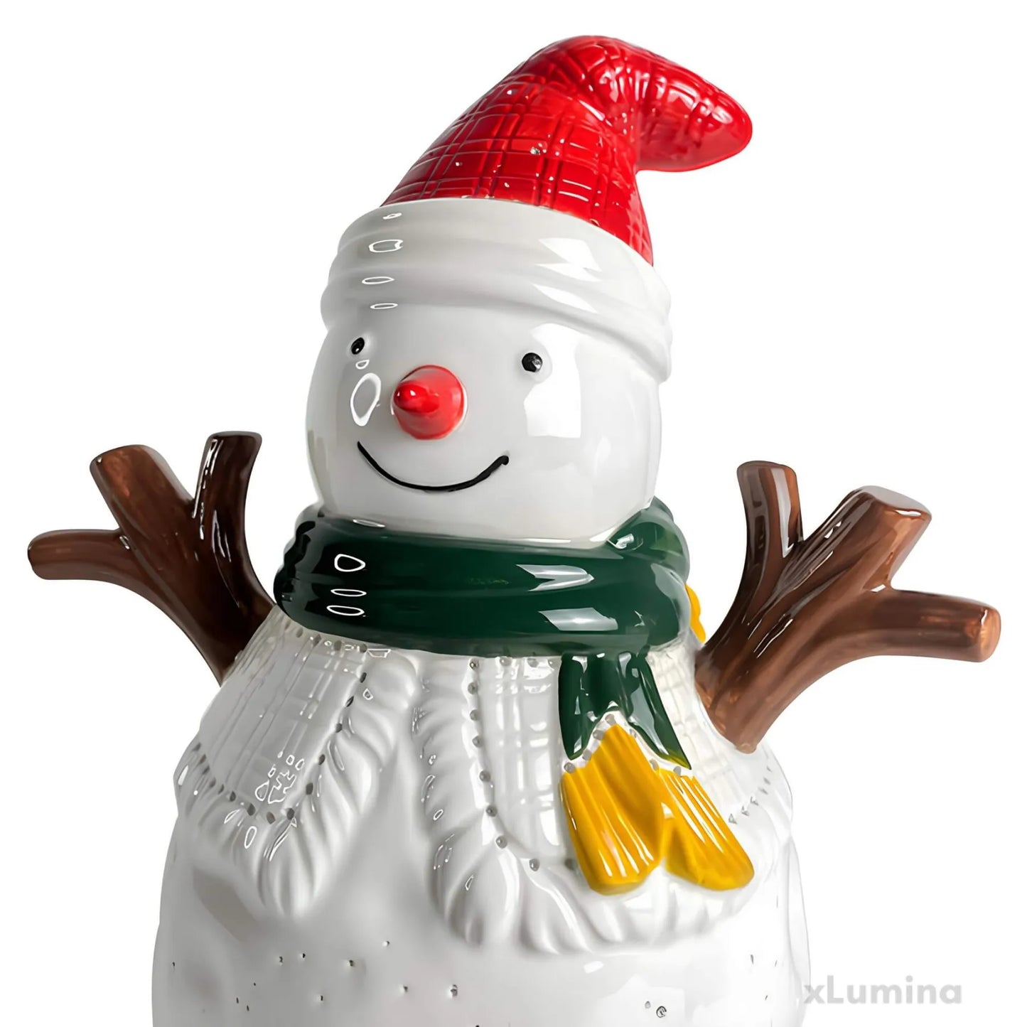 Sneeuwpop kerstdecoratie - Binnenverlichting