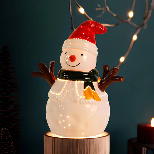 Sneeuwpop kerstdecoratie - Binnenverlichting