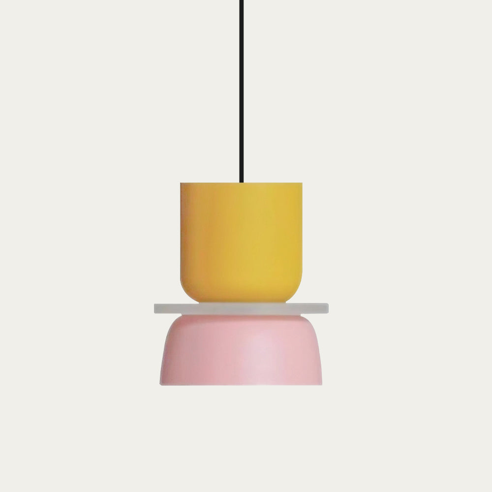 Dulcy Scandinavische hanglamp met kleurblok