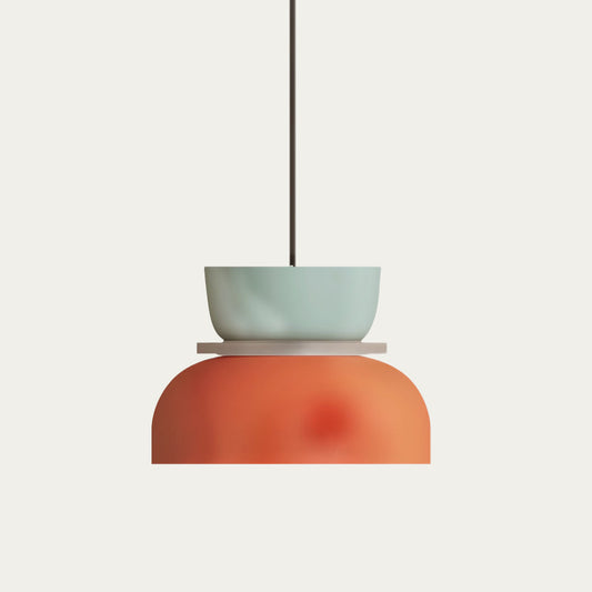 Dulcy | Scandinavische Hanglamp met Kleurblok Ontwerp – Moderne Macaron Stijl & Acryl Lampenkap